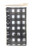 THE UM24 Checkered Disposable Plastic Gingham Tablecloth 54 Inch_ x 108 Inch_ Rectangle Table Cover -2 Pack Black