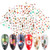 VellMix 8 Sheets Christmas Nail Stickers - 3D Self-Adhesive Winter Nail Decals Snowflakes Santa Snowman Xmas Tree Nail Art Stickers for Women Girls DIY Nail Decoration