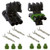 Delphi Weather Pack 3 Way Sealed Connector Assembly Kit for 20-18 AWG 0_5-0_8 mm2