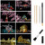 Scratch Art Paper Rainbow Night View Scratchboard for Adults  and  Kids Mini Envelope Postcard Art  and  Crafts Set 8 Sheets Scratch Cards  and  Scratch Drawing Pen Brush 7_9x5_5 Building  Cherry Blossom