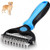 Vsing Dematting Comb Grooming with 2 Sided Undercoat Rake for Cats  and  Dogs Pet Dematting Undercoat Comb for Easy Mats  and  Tangles Removing