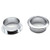 1-38 Inch35mm Zinc Alloy Desk Hole Cover Grommets Silver Wire Cord Cable Organizer for Computer Desk Cabinet 2 Pack