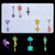 Chin_Sweety Resin Key Molds 24 Shapes Silicone Keychain Molds Epoxy Casting Mold for DIY Pendant Jewelry Necklace Key Charms Decoration