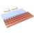 Easycargo M_2 2280 SSD Heatsink Kit Cooler Heat Sink  Silicone Based Thermal Pad for Cooling M_2 SSD NGFF SSD NVME SSD SSD70mmx22mm Copper 1-Pack 2mm
