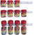 Evelots Spice Organizer-30 Bottles-3M Strong Tape-Easy Install-No Tool-6 Strips