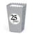 Big Dot of Happiness We Still Do - Silver 25th Wedding Anniversary Party Favors Popcorn Treat Boxes - Set of 12