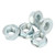 716-14 Serrated Flange Hex Lock Nuts Flanged Locknuts Zinc Plated 10 PCS