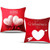 ONESING 2 Pcs Valentines Pillow Cover Valentines Day Throw Pillow Cover Valentines Day Throw Pillow Case Romantic Love Quotes Cushion Cases Decorative for Sofa Bedroom 18x18 Inch Sweet Hearts Arrows