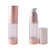 2Pcs 15ml0_5oz Empty Clear Plastic Airless Vacuum Pump Press Bottle Container Jar Pot Vial Lotion Dispenser Portable Travel Cosmetic Sample with Rose Gold Lid for Emulsion Essence Serum Storage