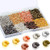 800 Pieces Crimp Bead Knot Covers Half Round Open Crimp Beads Covers 3_0 mm for DIY Jewelry Makings 8 Colors