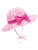 Baby Girl Sun Hat Wide Brim Sun Protection Hat Toddler UPF 50 Outdoor Beach Bucket Hats Kids Adjustable Summer Play Hat Pink Strawberry 2-4T