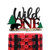 Lumberjack Wild One Cake Topper Buffalo Plaid Camping Wild Bear 1st Birthday Cake DecorBuffalo Woodland Lumberjack 1st Theme Baby Birthday Party Decorations