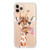 FancyCase Compatible with iPhone 11 Pro Max-New Animal Style Soft Silicone Protective iPhone 11 Pro Max Clear Case Flower Giraffe