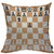 HOSNYE Chessboard Throw Pillow Case Cushion Covers The Opening Position Cotton Linen for Couch Bed Sofa Car Waist 18 x 18 inch