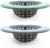 MIBOW Kitchen Sink Strainer Food Strainer Sink Drain Catcher Plug Drain Cover Kitchen Sink Basket for Kitchen SinksSilicone 2PCS