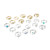 WLLAY 7-19Pcs Boho Silver Star Moon Knuckle Ring Set for Women Teen GirlsVintage Stackable Midi Finger Rings Set Jewelry Gift for Her B19 PCS