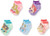 Disney girls Princess 5 Pack Shorty Casual Sock Multi Princess Shoe Size 4-8 US