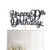 Black Happy 39th Birthday Cake Topper Black Glitter Cheers To 39 Years Party Cakes Decorations Supply
