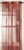 Collections Etc Renaissance Home Fashion Jasmine Tile Print Sheer Rod Pocket Panel, Burgandy, 56 by 63-Inch, Burgandy, 56 by 63-Inch