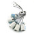 E-outstanding E12 Socket 5PCS E12 Ceramic Lamp Holder with 11_8inch Wire Leads Candelabra Lampholder