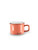 Abbott Collection Enamel Look Stoneware Espresso Cup, Coral