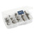 M6-1_0 x 810121620mm Flanged Hex Head Bolts Flange Hexagon Screw Assortment Stainless Steel 18-8 304 DIN 6921 Quantity 25