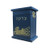 Rite Lite Enameled Wood Tzedakah Box, Blue