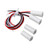 RC-35 NC  and  NO Embedded Wired Magnetic Door Window Contact Sensor Switch Contact Sensor Alarm Magnetic Reed Switch - 2 Sets