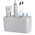 Pensino Toothbrush Toothpaste Holder Wall-Mounted Detachable Toothbrushes Organizer with Hollow Bottom for Electric Toothbrush Toothpaste Organizer Toothbrush Stand Bathroom Storage?Short?
