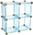 Organize It All Set of 4 Translucent Connecting Storage Cubes  Blue
