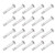 uxcell Single Hole Clevis Pins - 3mm X 16mm Flat Head 304 Stainless Steel Link Hinge Pin 20Pcs