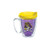 Tervis 1154724 East Carolina Pirates Cross Bones Logo Tumbler with Emblem and Yellow Lid 16oz Mug, Amethyst