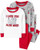 Carters Boys 4-Piece Snug Fit Cotton PJs WhiteRedSloth 4