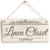 na Linen Closet - Shabby Chic SignPlaque 10x5 inch