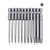 Torx Security Screwdriver Set 11 PCS T6-T40 3 Inch Magnetic Security Screwdriver Bit Set 14 Hex Shank Security Tamper Proof Screwdriver Drill Bit Set