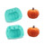 2Pcsset 3D Pumpkin Silicone Mold Candle Molds Mini Pumpkin Mold for Candy Baking Cake Decoration Soap Making Chocolate Clay Halloween Thanksgiving Christmas Decoration Random Color