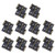 Coshar 10pcs 1_8x1_6 Inch Bronze Double Acting Hinges Folding Screen Hinges with Screws