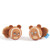 BarkBox Dog Squeak Toys  2-in-1 Interactive Toys for Chewers  Durable Tug and Fetch Toys  Stuffed Plush Toys and Balls for SmallMediumLarge Dogs Double Trouble Squirrel Balls Small Dog
