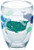 Tervis 1242997 Whale Pattern Tumbler with Wrap 9oz Stemless Wine Glass, Clear