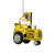 FOCO Boston Bruins NHL Santa Riding Tractor Ornament