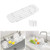 Telescopic Sink Storage Rack Sponge Soap Holder Drainer Sink Tray Adjustable Sink Organizer Drain Basket Dish Cloth Hanger for Home Kitchen
