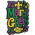 Mardi Gras Party Cutout, 21" x 15"