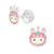 AUBE JEWELRY Hypoallergenic 925 Sterling Silver Pink Alpacacorn Head Stud Earrings Adorned with Crystals with Silicone Coated Push Backs for Girls and Women AUBE JEWELRY Hypoallergenic 925 Sterling Silver Pink Alpacacorn Head Stud Earrings Adorned with Crystals with Silicone Coated Push Backs for Girls and Women