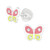 AUBE JEWELRY Hypoallergenic 925 Sterling Silver Butterfly Stud Earrings Adorned with Crystal with Silicone Coated Push Backs for Girls and Women AUBE JEWELRY Hypoallergenic 925 Sterling Silver Butterfly Stud Earrings Adorned with Crystal with Silicone Coated Push Backs for Girls and Women