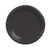 Creative Converting Touch of Color 50 Count Plastic Dinner Plates, Black Velvet