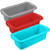 DOERDO 3 Pieces Silicone Loaf Pan Rectangle Shape Bread Pan Silicone Cake Baking Mold for Homemade BreakCakeQuiche