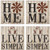 Carson Coaster Square 4 Piece Windmill Wood Home Decor