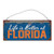 NCAA Legacy Florida Gators Rectangle Tin Sign One Size Stock