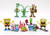 8 pcs SpongeBob Cake Toppers Squidward Sandy Cheeks Patrick Star Mr_ Krabs Kids Birthday Party  and  Baby Shower  and  SpongeBob Theme Party