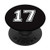 Ice Hockey Personalized Jersey No 17 Puck Number 17 Gift PopSockets PopGrip Swappable Grip for Phones  and  Tablets